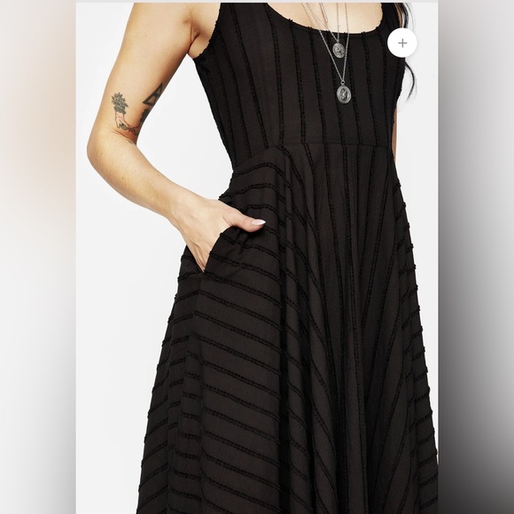 Disturbia Blythe Handkerchief Hem Midaxi Dress Size US-2/UK-6/EU-34 NWT - Picture 5 of 9